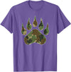 Camo Lover Camo Bear Claw Camouflage for Men Women T-Shirt - Purple Heather