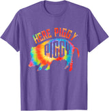 Here Piggy Piggy Design Here Piggy Piggy Funny Pig T-Shirt - Purple Heather