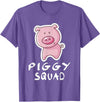 Super Pig Love Shirts Piggy Squad Cute Farm Animal Lover Adult & Toddler T-Shirt - Purple Heather