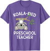 Preschool Teacher Gifts and Apparel Cute Koala Preschool Teacher T-Shirt Funny Pun Gift T-Shirt - Purple Heather