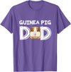 Cavy Breeder Fancier Accessories Clothes Guinea Pig Dad Father's Day Piggy Lover Owner Stuff Cavy T-Shirt - Purple Heather