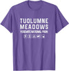 California Shirts Tuolumne Meadows, Yosemite Outdoor T-shirt T-Shirt - Purple Heather