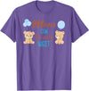 Family Baby Shower Gifts Mom Can Bearly Wait Bear Gender Neutral Boy Baby Shower T-Shirt - Purple Heather