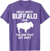Great White Buffalo T-Shirts Great White Buffalo The One That Got Away Funny T-Shirts T-Shirt - Purple Heather