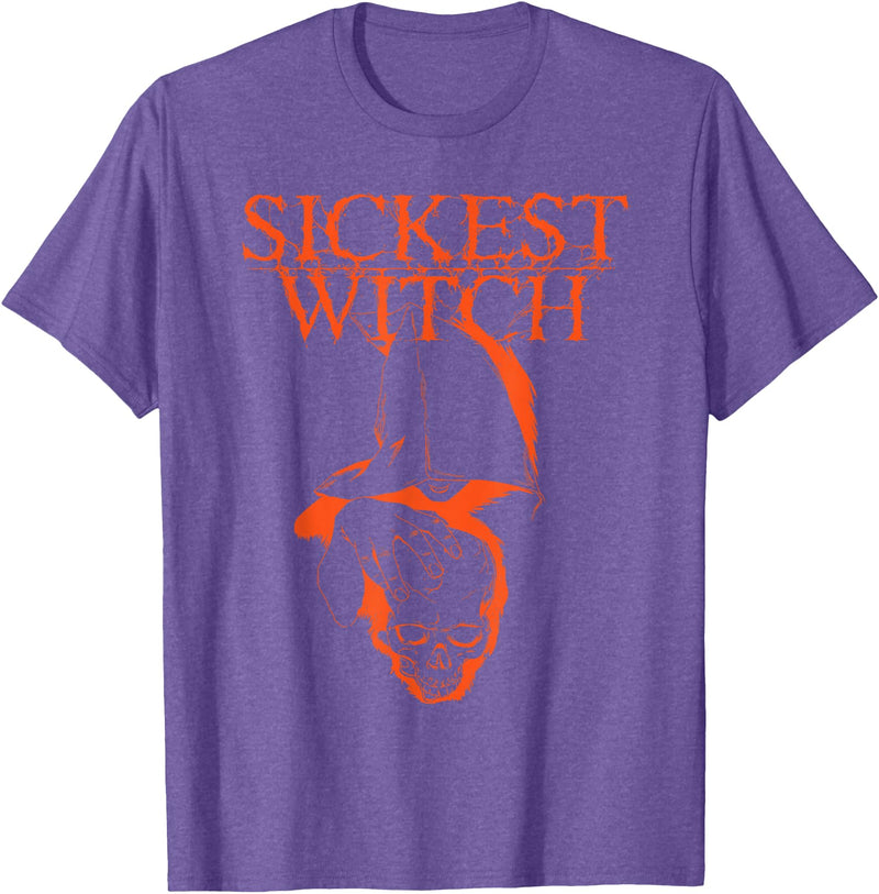 Severed Books Sickest Witch, Hayride - Classic Logo T-Shirt - Purple Heather