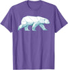Polar Bear Gift Polar Bear Accessories & Stuff Cool Polar Bear Design For Men Women Arctic Polar Bear Lover T-Shirt - Purple Heather