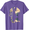 Rabbit Mountain Landscape Nature Wildlife T-Shirt in Purple Heather
