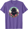 Wild Plains Buffalo Bison Gifts T Shirts & Hoodies Womens Girls Old West Retro Vintage Floral Buffalo Lover T-Shirt - Purple