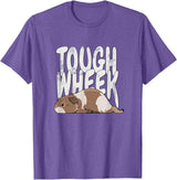 Picadilly Printables Guinea Pigs Guinea Pig Tough Wheek Brown & Cream Guinea Pig Pet T-Shirt - Purple Heather