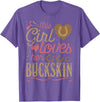 Ronin Horse Shirts Buckskin Horse Shirt - Buckskin Lover Tshirt Gift Horse Tee T-Shirt - Purple Heather