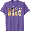 Pumpkin Spice Propofol Halloween Nurse Pumpkin Spice Propofol Ativan Versed Haldol Halloween Nurse T-Shirt - Purple Heather
