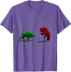Stock Market Bulls vs Bears Graphic T-Shirt - Purple Heather