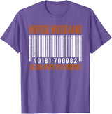 Horse husband scan for payment shirt T-Shirt - Purple Heather