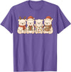 Christmas Holiday Co. Polar Bears Kids Boys Girls Christmas Polar Bears T-Shirt - Purple Heather