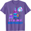 It's My Birthday for Llama Party T-Shirt - Purple Heather