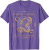 Snakes & Tarot Aesthetic Thick Thighs Witch Vibes Snakes & Tarot Tattoo Aesthetic Thick Thighs Witch Vibes T-Shirt - Purple