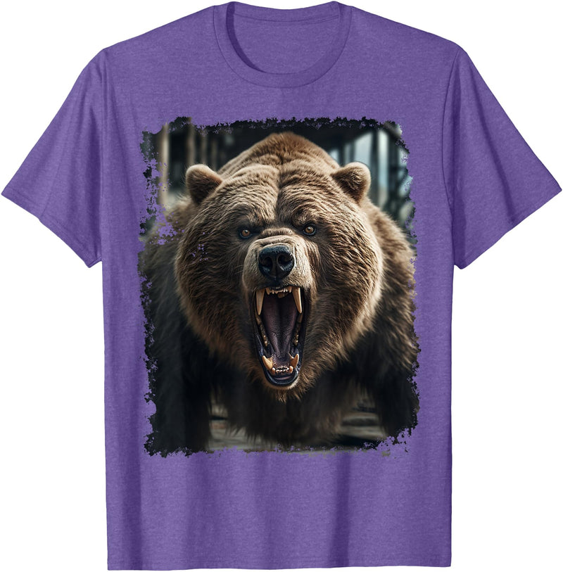 Noah&Friends Vintage Bear T-Shirt - Purple Heather
