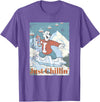 ICEE Bear Ice Boarding Just Chillin' T-Shirt - Purple Heather