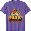 Show Your Lion inside You By Roaring Shirt Lion Roar Shirt Life Is Wild God Is Good Animals Roar Shirt T-Shirt - Purple Heather