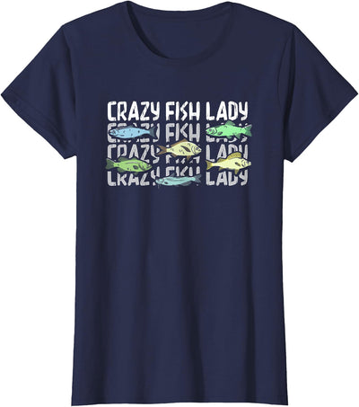 Crazy Fish Lady | Fish Tank Aquarium | Fishkeeping Tank Top