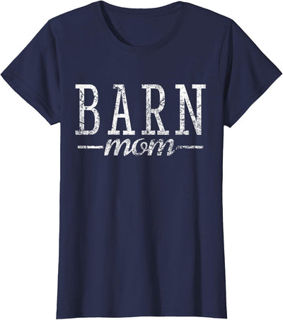 Funny Horse Lover Gift Riding Stable Barn Mom Horse Horses Retro T-Shirt