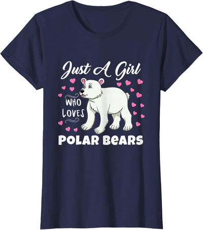Just A Girl Who Loves Polar Bears T-Shirt