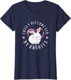 Easily Distracted by Rabbits Kids Bunny Rabbit Lovers T-Shirt in Navy Blue