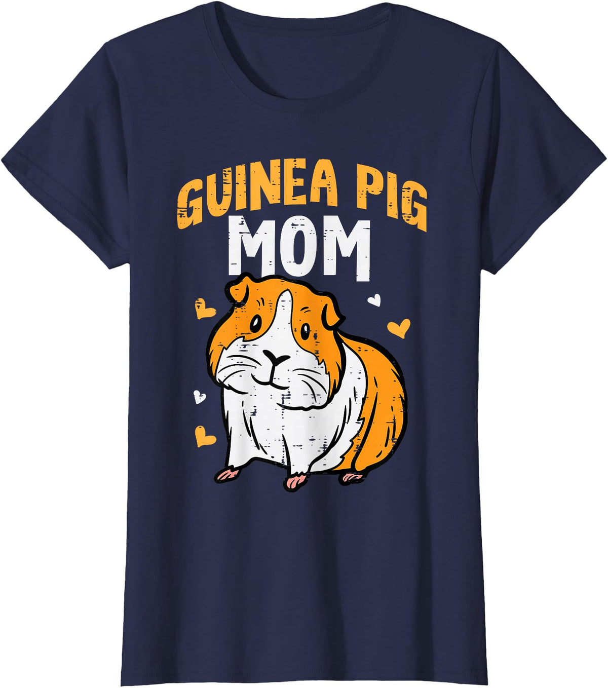 Guinea Pig Shirts For Men Women Kids Gift Guinea Pig Mom Cute Cavy Mama Mommy Mothers Day Animal Women T-Shirt - Navy Blue