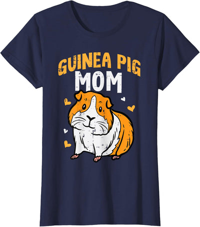 Guinea Pig Mom Cute Cavy Mama Mommy Mothers Day Animal Women T-Shirt