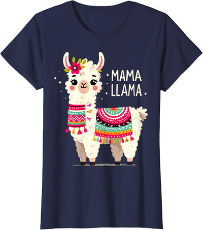 Magical and Funny Llama lover Gifts Mama Llama Mother's Day Birthday Party Mom Alpaca Llama T-Shirt