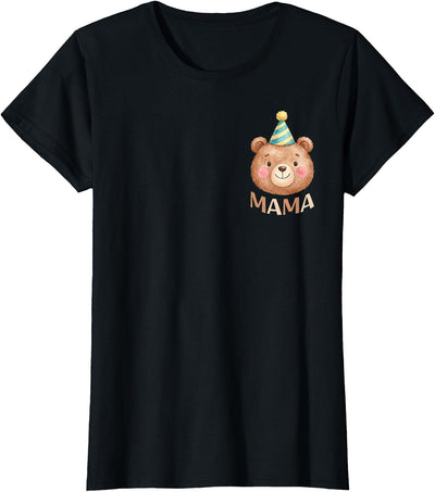 Mama Bear 1st Birthday Boy Girl Family Matching Party T-Shirt
