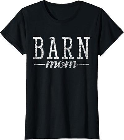 Funny Horse Lover Gift Riding Stable Barn Mom Horse Horses Retro T-Shirt