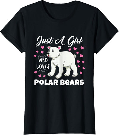 Just A Girl Who Loves Polar Bears T-Shirt