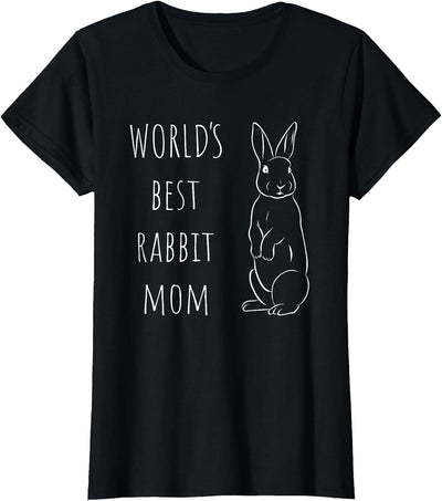 World's Best Rabbit Mom Line Art Tee