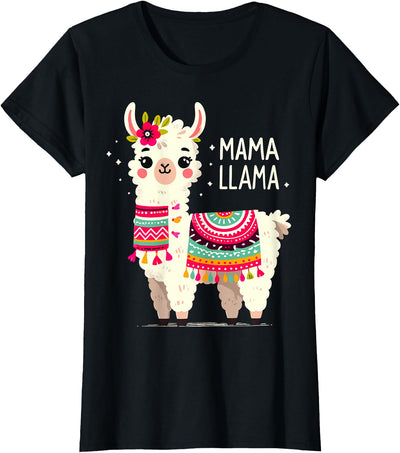 Magical and Funny Llama lover Gifts Mama Llama Mother's Day Birthday Party Mom Alpaca Llama T-Shirt