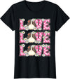 Cute Cow Print Love Clothes For Women & Teen Girls Love Guinea Pig Lover Outfit Women Girl Kids Cute Guinea Pig T-Shirt - Black