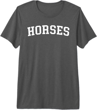 Horses - Designs Horses Premium Tri-Blend T-Shirt - Grey