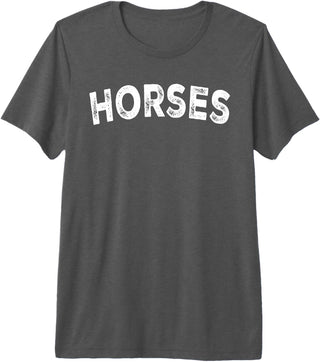 Horses - Styles Horses Premium Tri-Blend T-Shirt - Grey