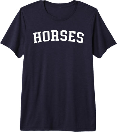 Horses - Designs Horses Premium Tri-Blend T-Shirt