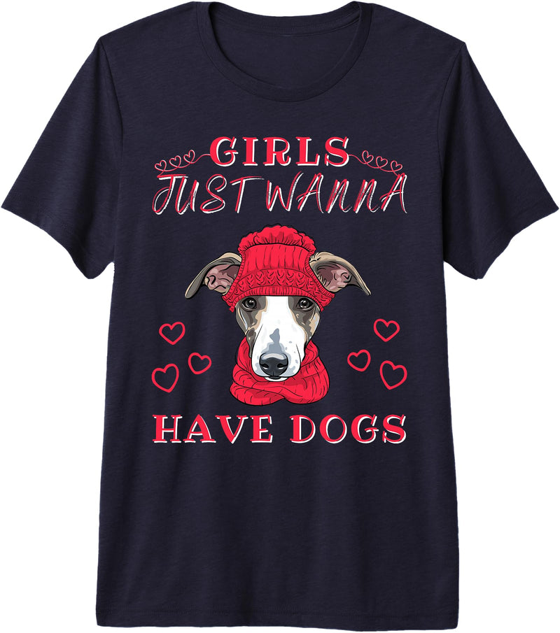 Dog Tees Dog Premium Tri-blend T-Shirt - Navy Blue