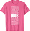 Dogs Apparel Dogs T-Shirt - Pink Heather