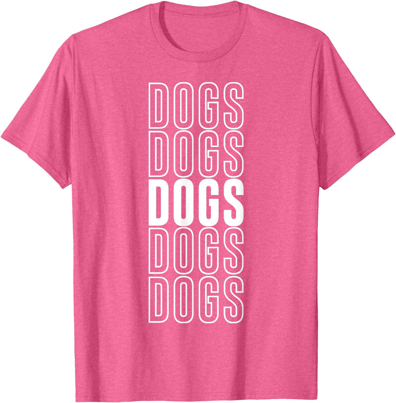 Dogs Apparel Dogs T-Shirt - Pink Heather