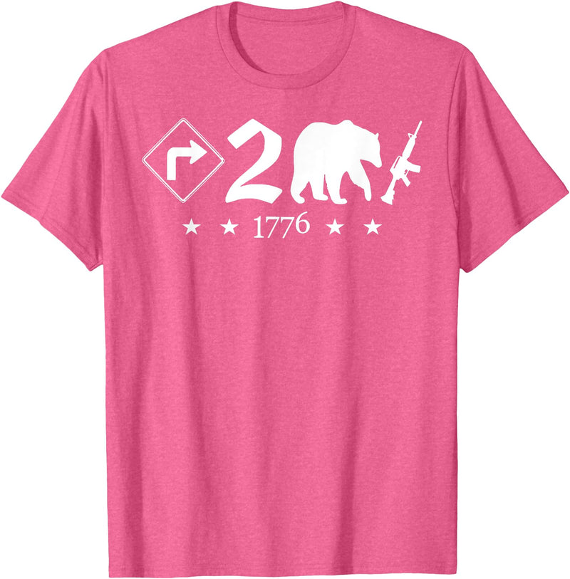 Right To Bear Arms Pro Gun & Patriotic Military Right To Bear Arms Pro Gun Funny Patriotic Military Women Men T-Shirt - Pink Heather