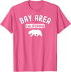 Cali Retro Tees Bay Area San Francisco Oakland Berkeley California 510 Bear T-Shirt - Pink Heather