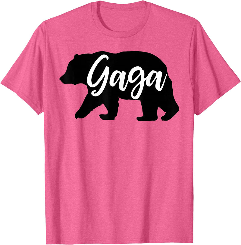 Aberdeen Family Bear T Shirt GaGa Bear shirt Matching Family Shirts Bear tshirts T-Shirt - Pink Heather