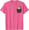 Guinea Pig Shirts For Men Women Kids Gift Guinea Pig Pocket Funny Cavy Rodent Animal Men Women Kids T-Shirt - Pink Heather