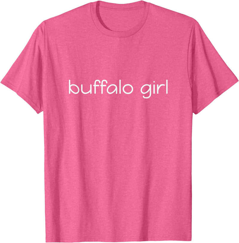 Classic Buffalo Hometowner Buffalo Girl American City Pride T-Shirt - Pink Heather