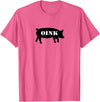 Bear Daddy Oink Pig Play Funny Gay Men's T-Shirt T-Shirt - Pink Heather