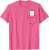Arctic Polar Bear Tees And Gifts Polar Bear In The Pocket Funny Pocket Polar Bear T-Shirt - Pink Heather