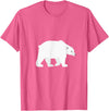 T-Shirts for Kids Cute Polar Bear Kids T-Shirt T-Shirt - Pink Heather
